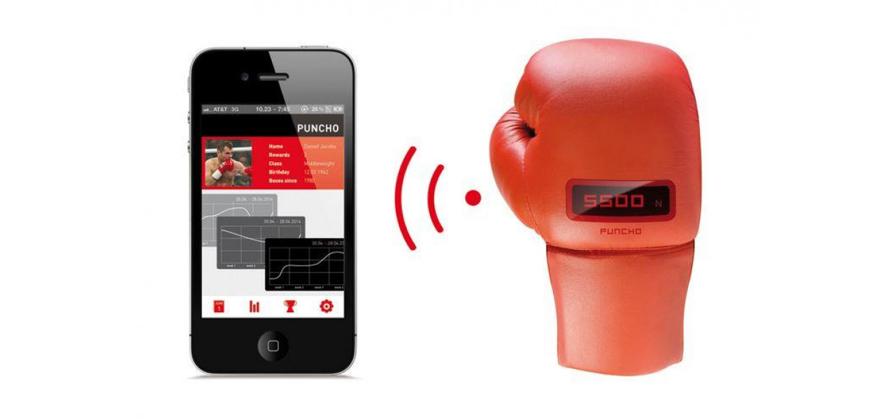 Jam out in timp ce arunci pumni cu manusi de box Sony Bluetooth.