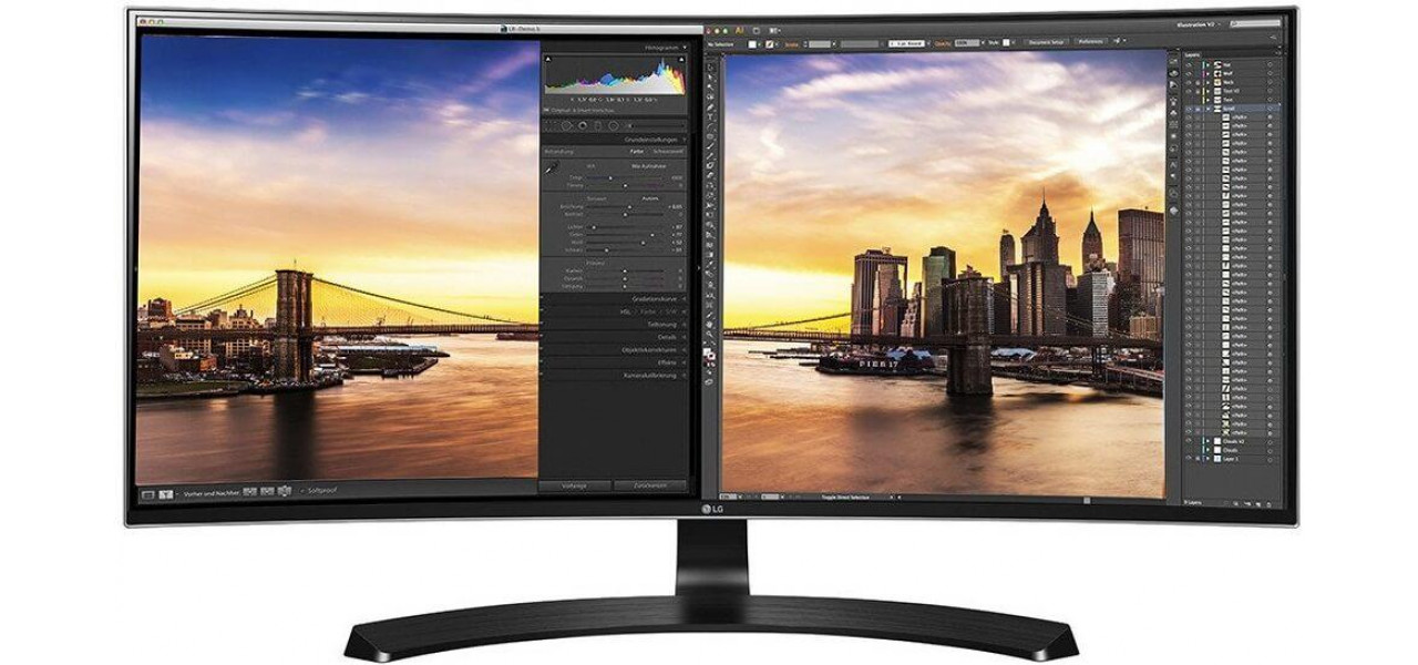 Monitoare LG Perfecte pentru productivitate in deplasare.