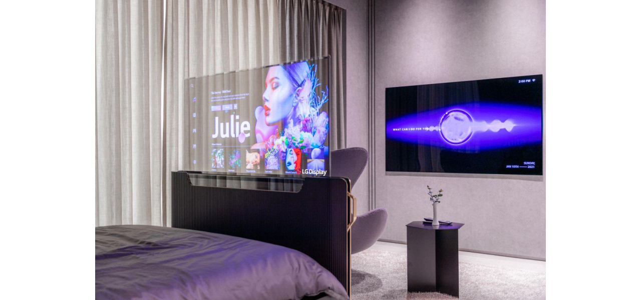 LG Transparent OLED redefinind conceptul de design TV.