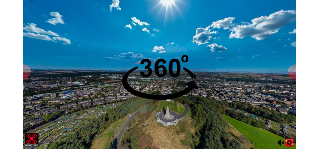 Stapaneste fotografia panoramica aeriana cu accesorii pentru drone Panorama.
