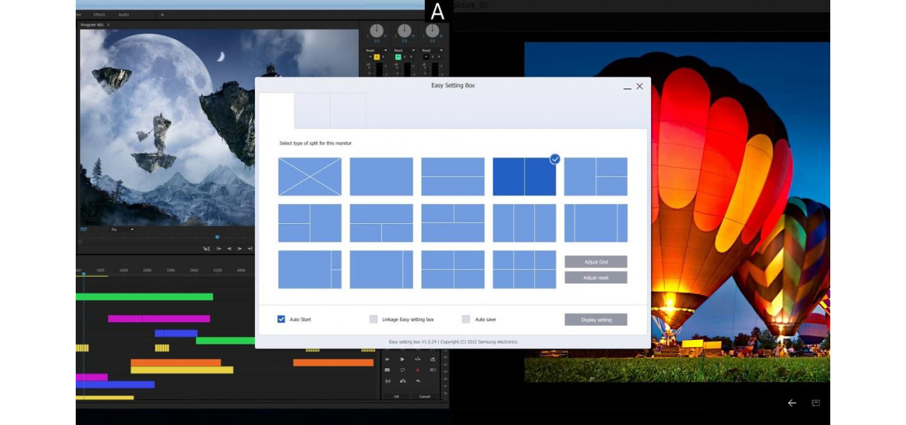 Multitasking simplificat cu monitoarele Samsung cu modul Picture-in-Picture.
