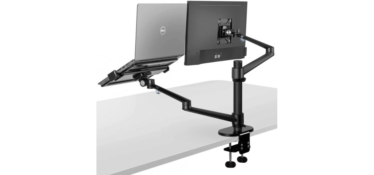 Optimizati-va spatiul de lucru cu aceste accesorii reglabile pentru monitor.