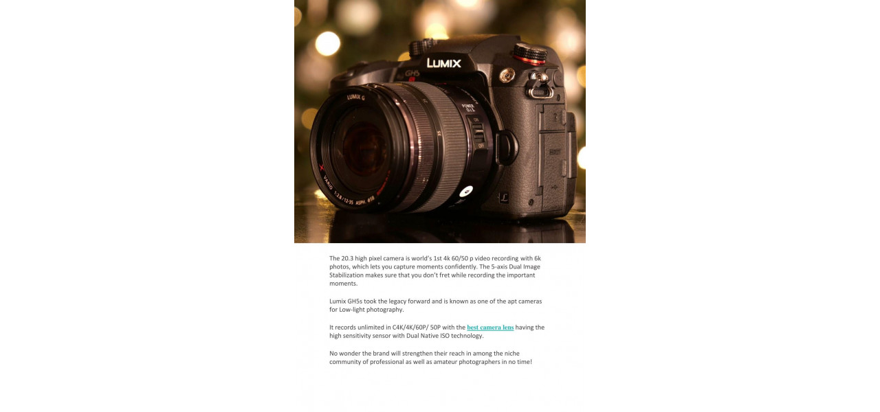 Camerele video Panasonic revolutioneaza modul in care surprindem momentele vietii.