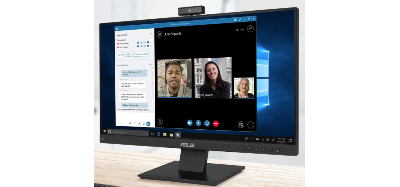 PC Asus: Dispozitivul ideal pentru videoconferinte si colaborare.