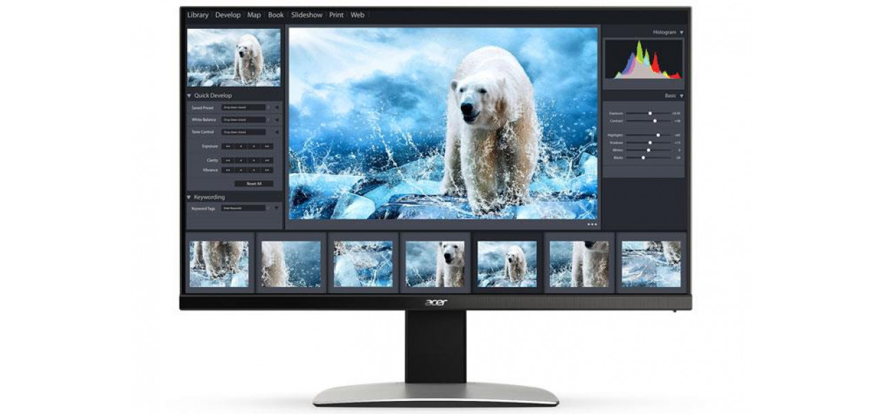 Monitoare Acer de performanta premium pentru editare video profesionala.