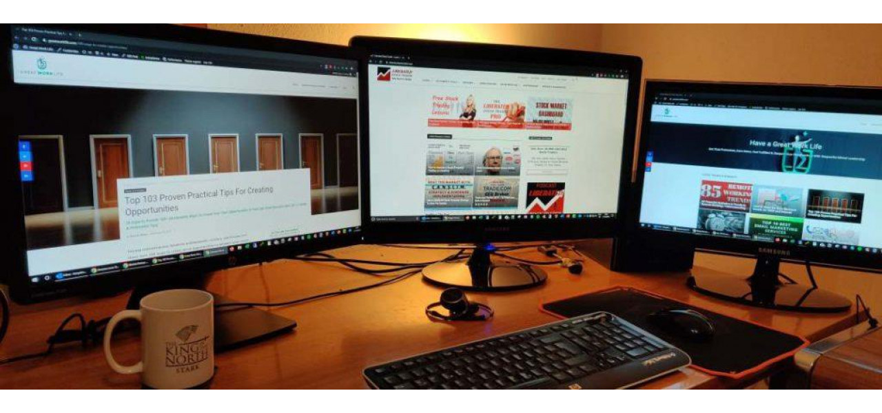 Hack-uri de productivitate: Multitasking cu monitoare duble.
