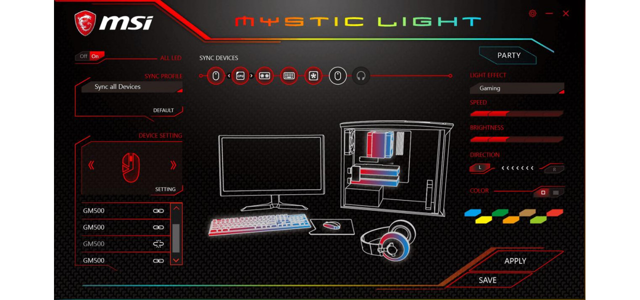 Reign Supreme in jocuri: placi de baza MSI cu extensie Mystic Light.