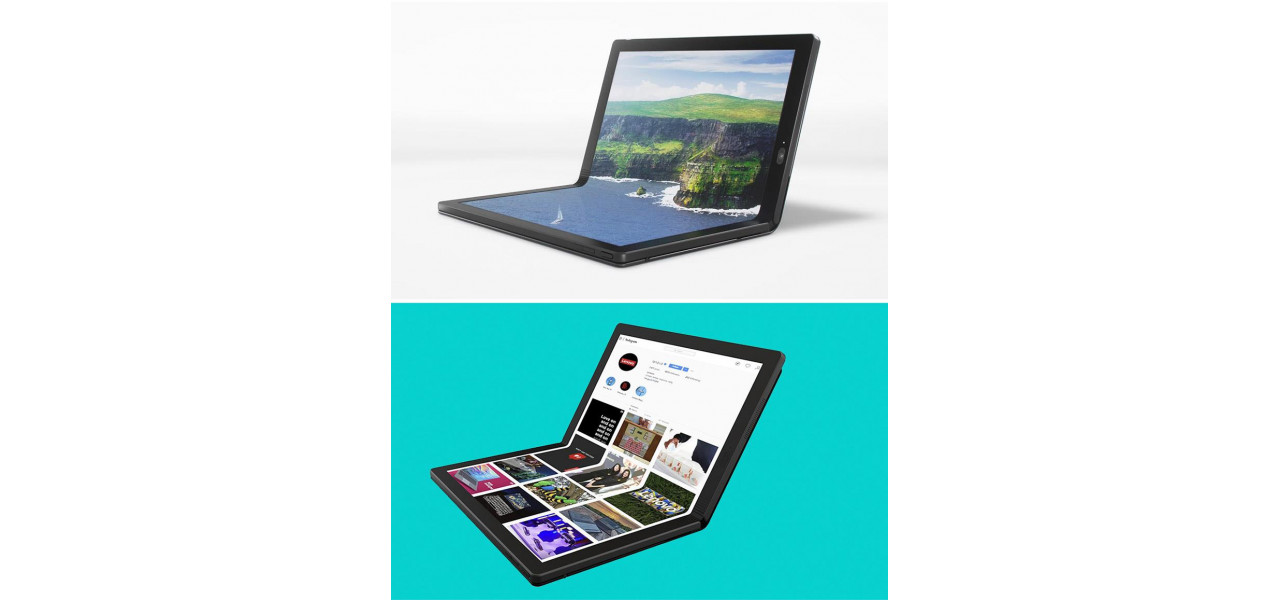 Monitoare revolutionare Lenovo pliabile pentru portabilitate si versatilitate.