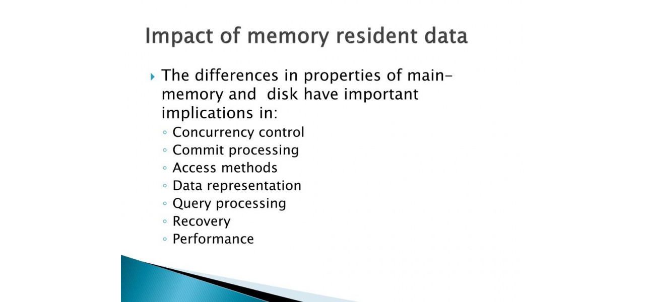 Impactul memoriei PC asupra sistemelor de management al bazelor de date.