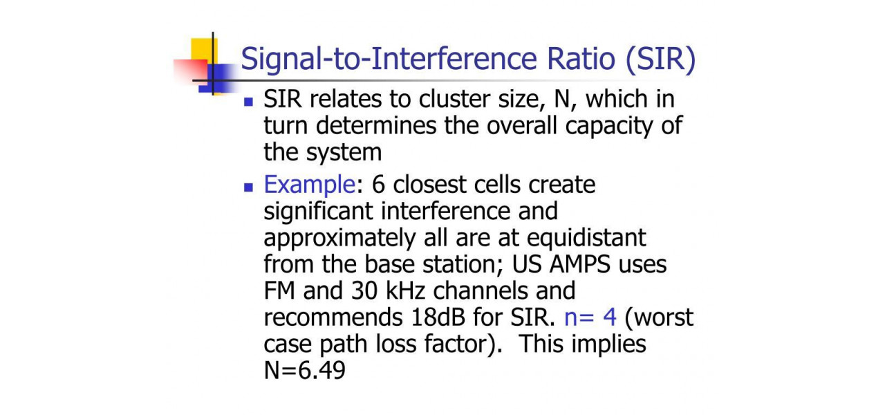 Importanta raportului semnal/interferenta in performanta adaptorului wireless.