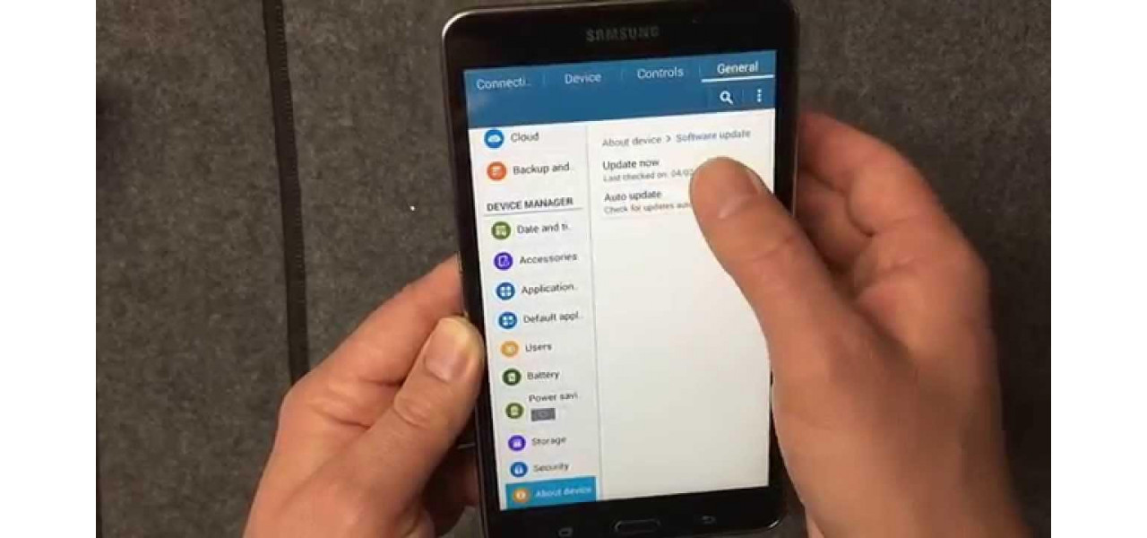 Importanta actualizarilor de software pe tabletele Samsung.