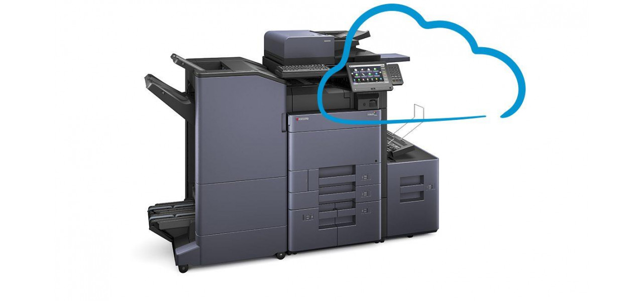 Integrarea serviciilor cloud cu imprimantele multifunctionale Kyocera.