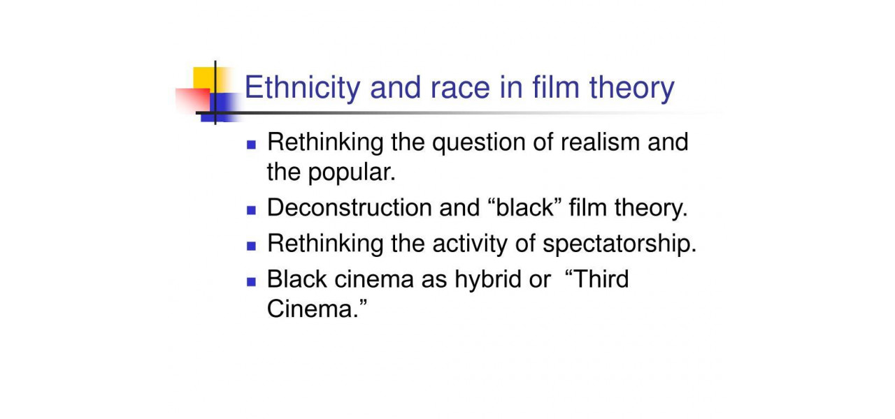 Reprezentarea rasei si a etniei in filmul care distruge stereotipurile.