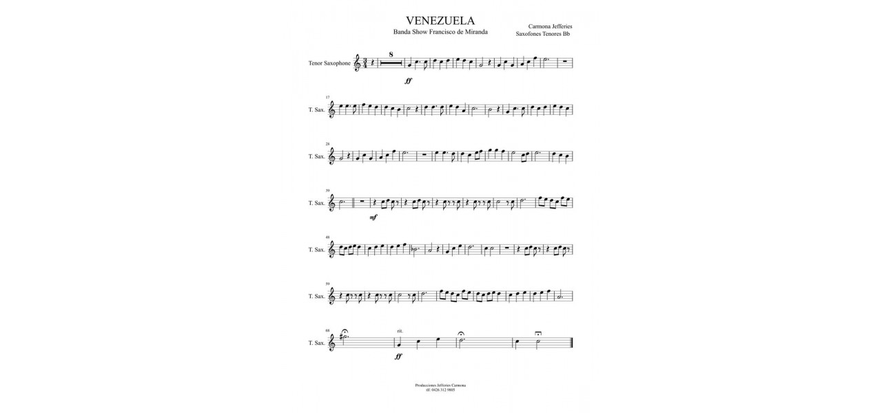 Influenta saxofonului asupra genurilor muzicale venezuelene.