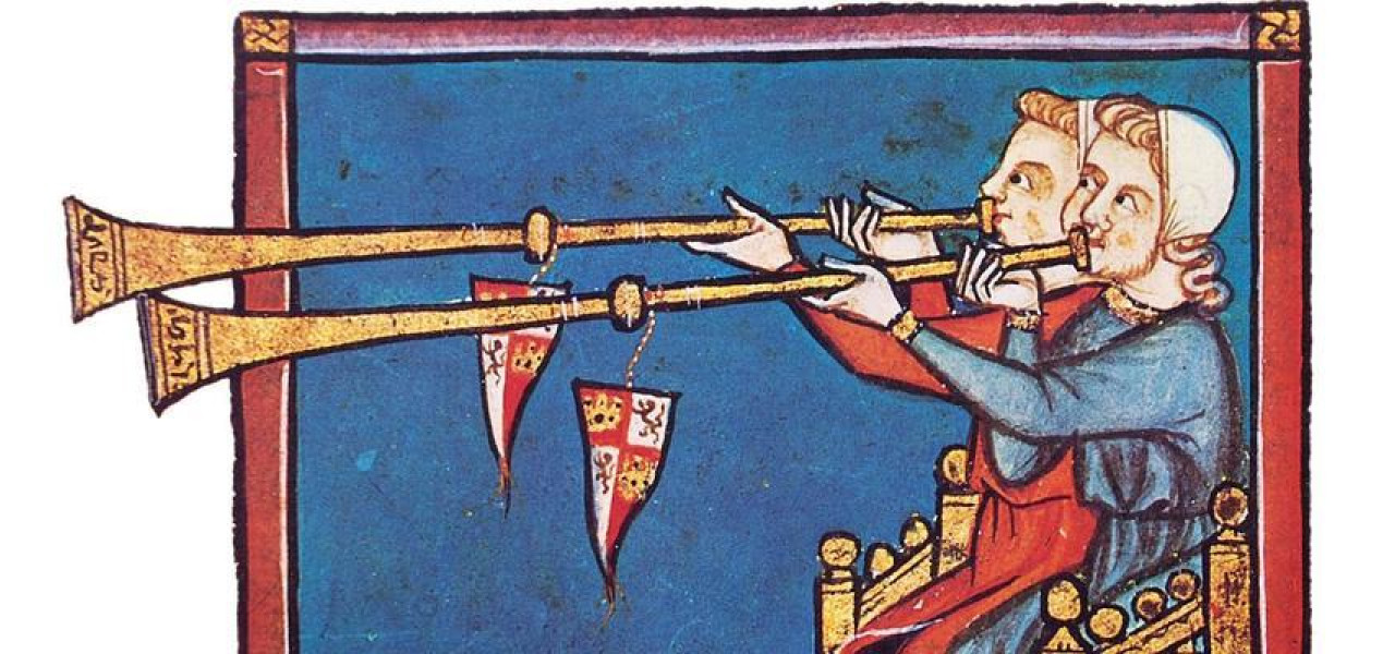 Istoria trompetei in muzica europeana medievala: de la curti la catedrale.
