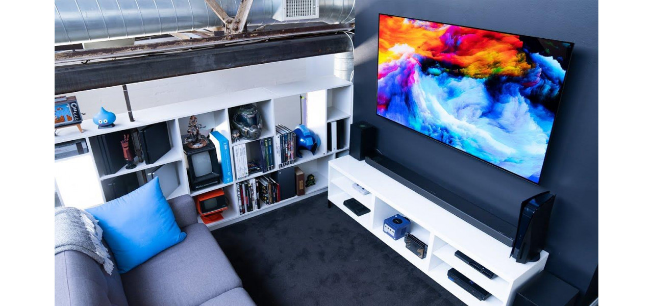 Configuratia finala pentru jocuri: imperecheri TV LG si consola de jocuri.