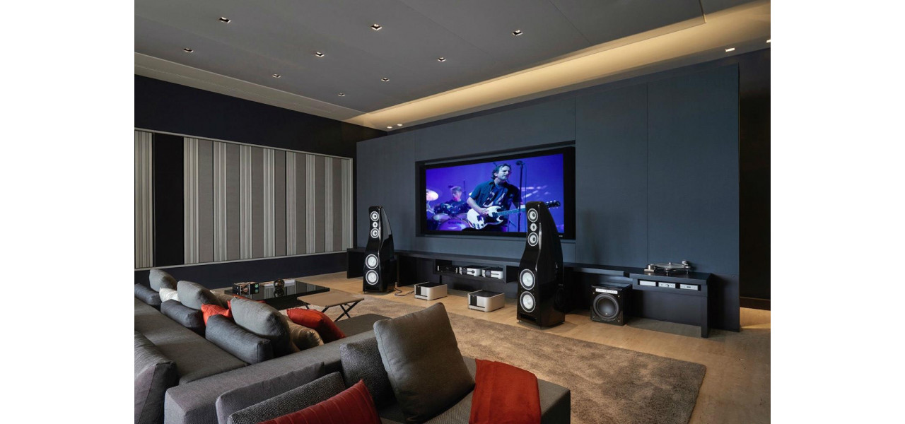 Ultima experienta Home Theatre: casti Apple Casti si sunet pe ecran mare.
