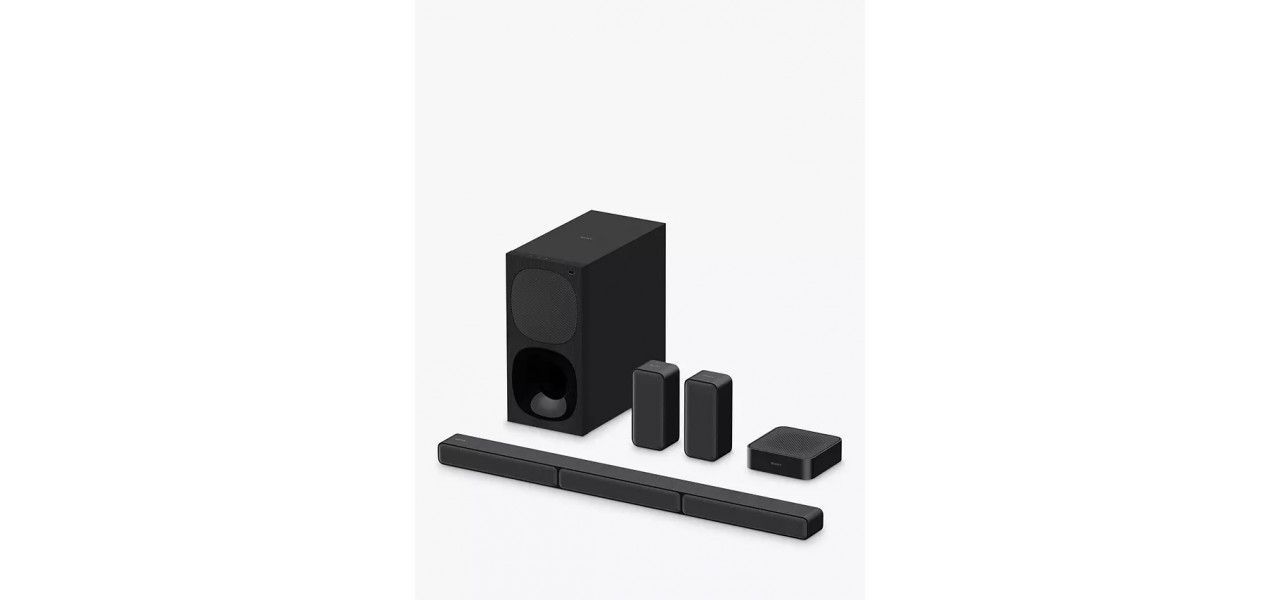 Pachetul de bara de sunet suprem: bara de sunet, subwoofer si boxe spate fara fir.