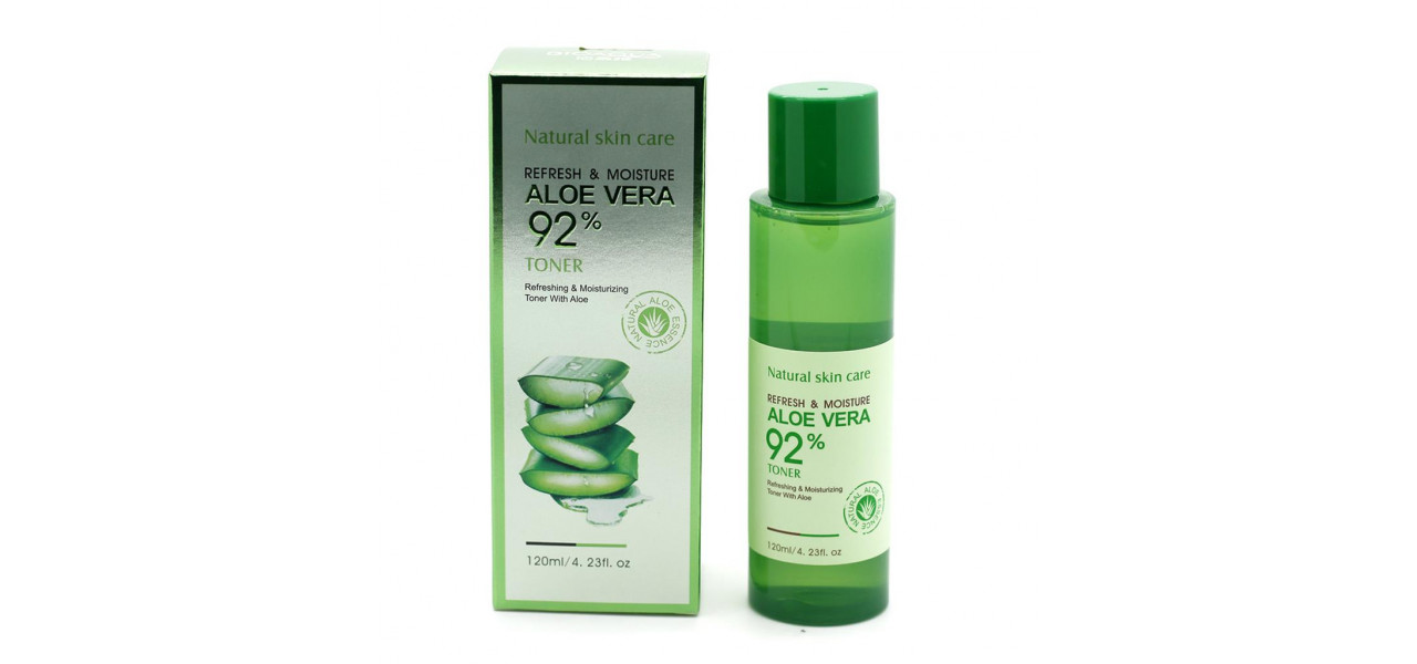 Versatilitatea tonerului cu Aloe Vera: calmeaza, hidrateaza si vindeca pielea.