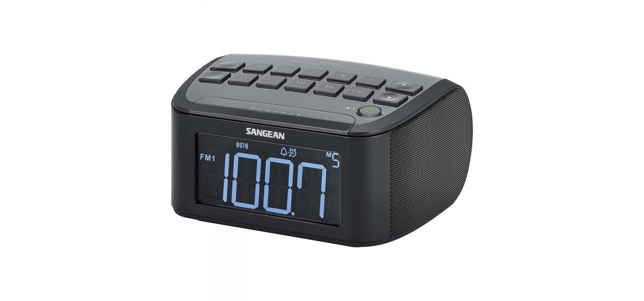 Conectati-va la radiourile portabile cu ceas cu sunet cristalin, cu reglaj digital.