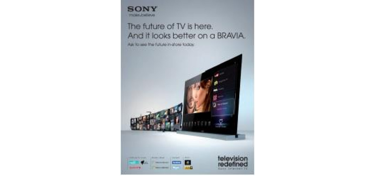 TV Sony si viitorul publicitatii: reclame interactive si directionate.