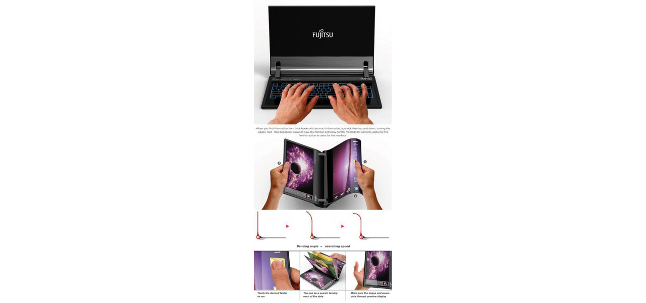 Dezlantuiti-va imaginatia cu laptopurile Fujitsu: creativitate fara limite.