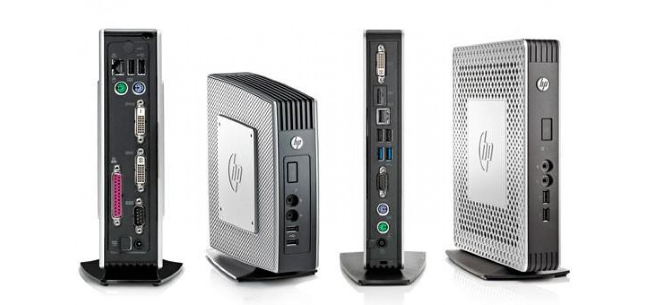 Dezvaluirea designului care economiseste spatiu al monitoarelor HP Thin Client.