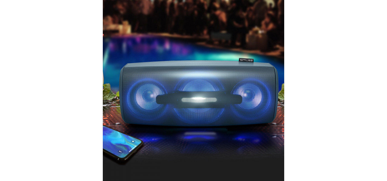 Upgrade-ti sistemul home theater cu difuzoarele Bluetooth Muse.