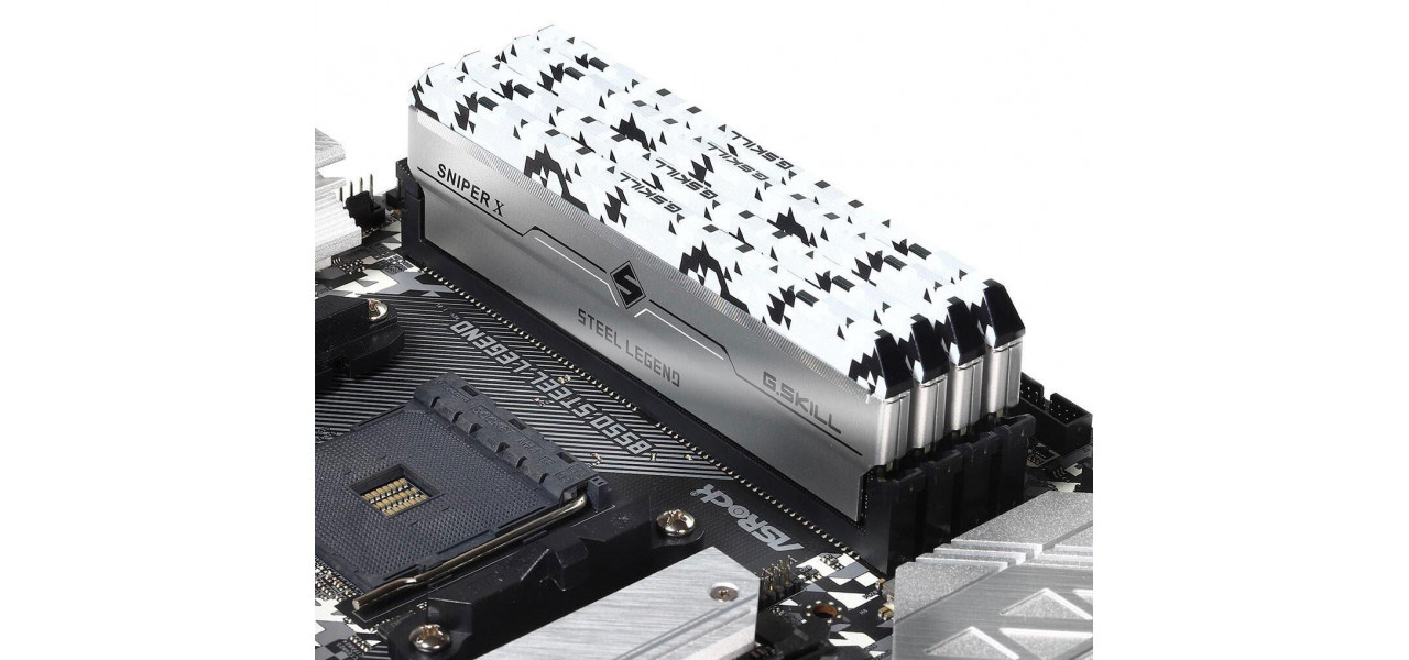 Actualizati-va sistemul cu GSKILL SniperX RGB DDR4 RAM pentru o viteza de neegalat.