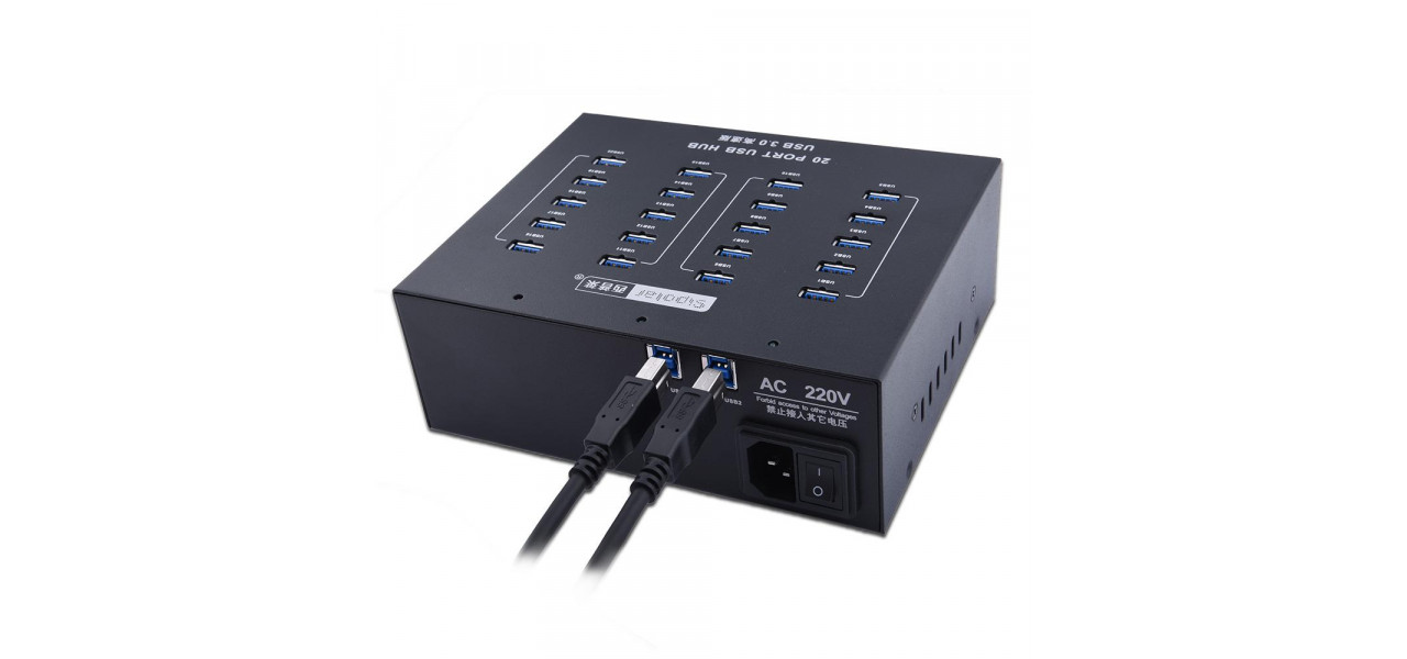 Hub-uri USB pentru IoT industrial care conecteaza diferite echipamente industriale.
