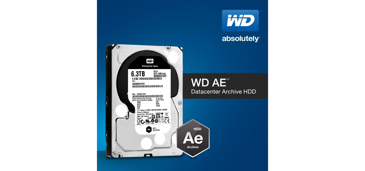 HDD-uri Western Digital care ofera solutii de stocare a datelor mari.