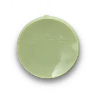 Bol de hranire din silicon natural, Lorelli, cu ventuza, 6 luni+, Fresh Green