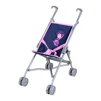 Carucior sport pentru papusi, Knorr Toys, Sim, 42 x 27 x 55 cm, 3 Ani+, Princess Blue