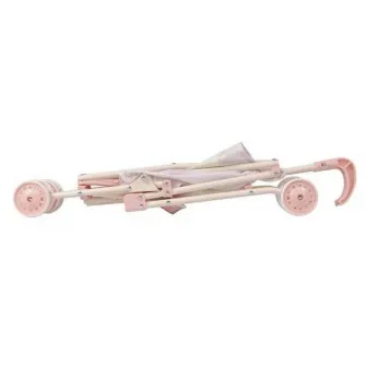 Carucior tip umbrela pentru papusi, DeCuevas, compact si practic, manere ergonomice, colectia Koala, Roz