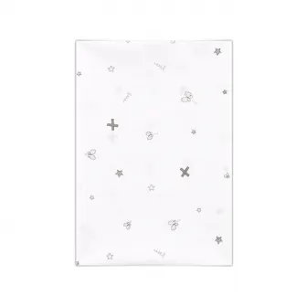 Cearceaf bumbac ranforce, Lorelli, 100 x 150 cm, Honey Bunny Beige