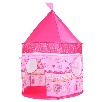 Cort de joaca pentru copii, Knorr Toys, potrivit interior/exterior, din material hidrofug, diametru 105 cm, inaltime 135 cm, 3 Ani+, My Little Princess