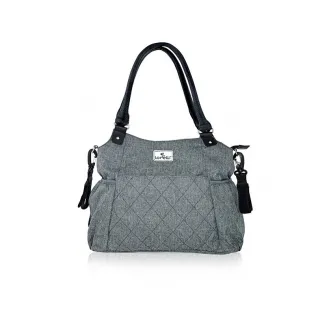 Geanta pentru accesoriile bebelusului, Lorelli, Kristin, compartimentata, Grey