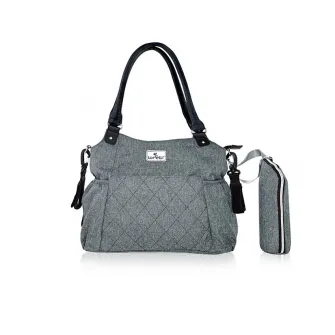 Geanta pentru accesoriile bebelusului, Lorelli, Kristin, compartimentata, Grey