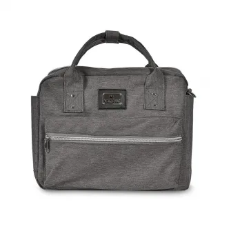 Geanta pentru accesoriile bebelusului, Lorelli, Michelle, compartimentata, Grey