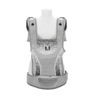 Marsupiu ergonomic pentru bebelusi, Lorelli, Mia, pozitii multiple de purtare, 4-36 luni, Grey