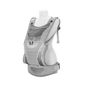 Marsupiu ergonomic pentru bebelusi, Lorelli, Mia, pozitii multiple de purtare, 4-36 luni, Grey