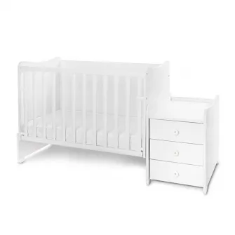 Mobilier multifunctional, Lorelli, Maxi Plus, 70 x 160 cm, transformabil, Trio White