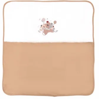 Patura Lorelli Bumbac Bebe 90 x 90 cm, Caffee Latte