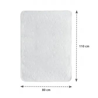 Paturica pentru bebelusi, Lorelli, Twinkle, material moale, model decorativ in relief, certificata Oeko-Tex, 80 x 110 cm, 0 luni+, Grey