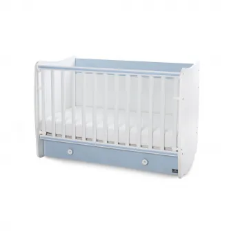 Patut balansoar, Lorelli, Dream, 60 x 120 cm, transformabil, White Baby Blue