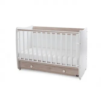 Patut balansoar, Lorelli, Dream, 60 x 120 cm, transformabil, White Light Oak