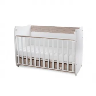 Patut balansoar, Lorelli, Dream, 60 x 120 cm, transformabil, White Light Oak