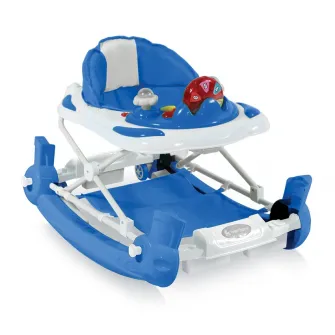 Premergator leagan School, Lorelli, cu eurobaza, albastru, 65 x 72 x 50 cm