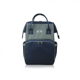 Rucsac accesorii bebelusi, Lorelli, Tina, multiple compartimente, Blue si Grey