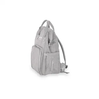 Rucsac accesorii bebelusi, Lorelli, Tina, multiple compartimente, Grey